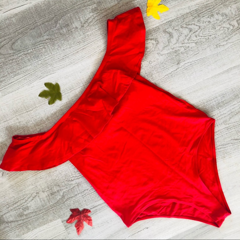 Rainbow Off Shoulder Bodysuit